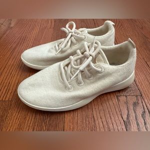 Allbirds Women’s Natural White Wool Runners, Size 7